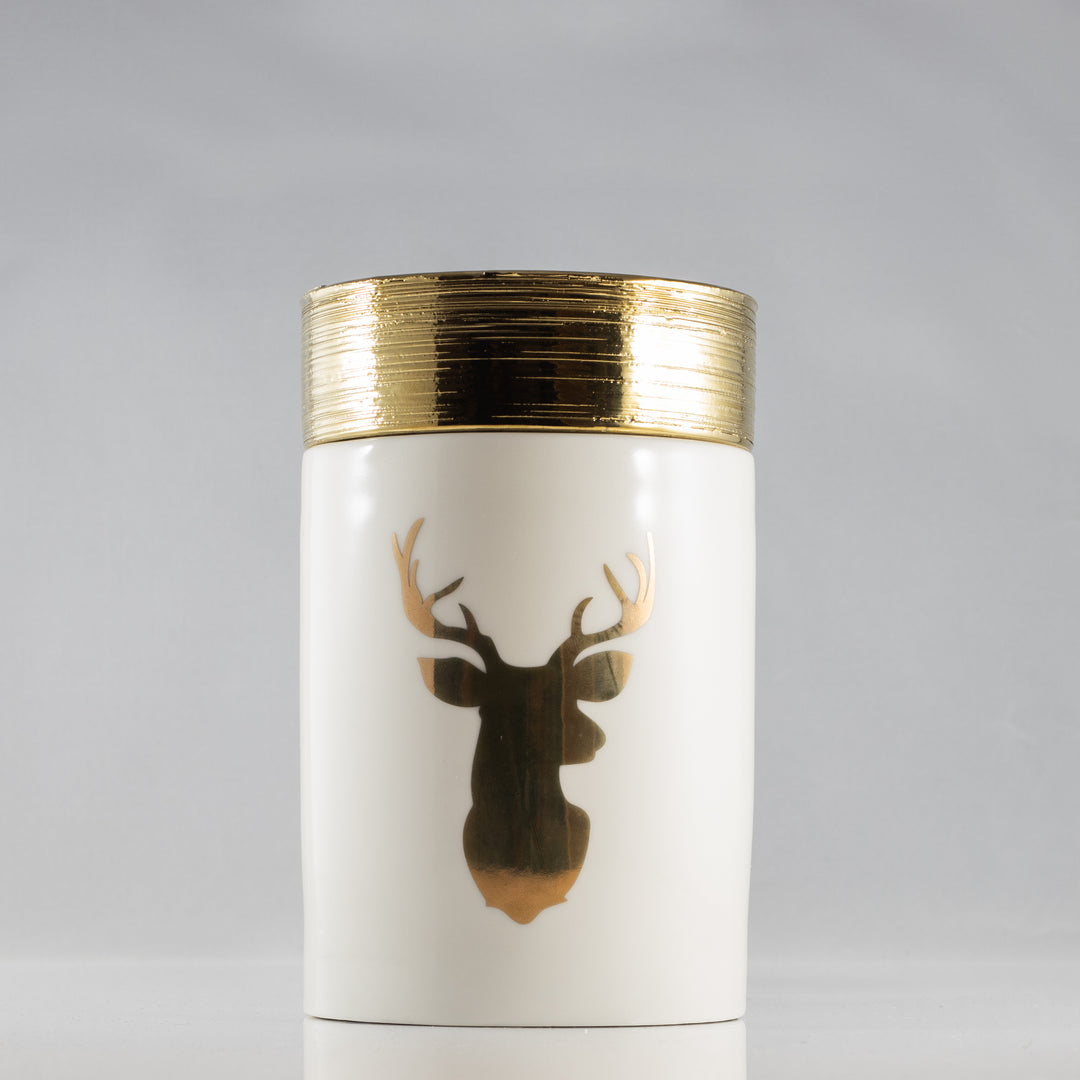 Golden Ceramic Illumination Wax Warmer