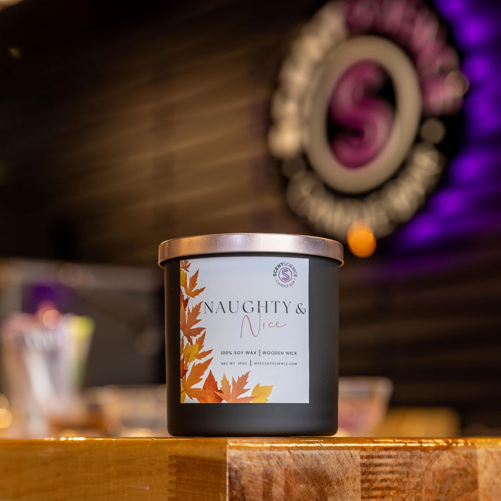 Naughty & Nice Tumbler-Matte Black